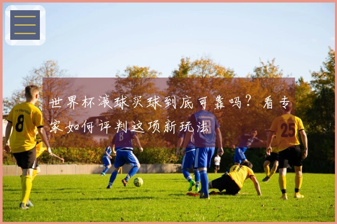 世界杯滚球买球到底可靠吗？看专家如何评判这项新玩法
