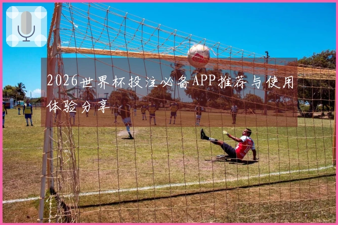 2026世界杯投注必备APP推荐与使用体验分享